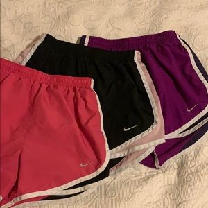 3 pairs of xs nike shorts